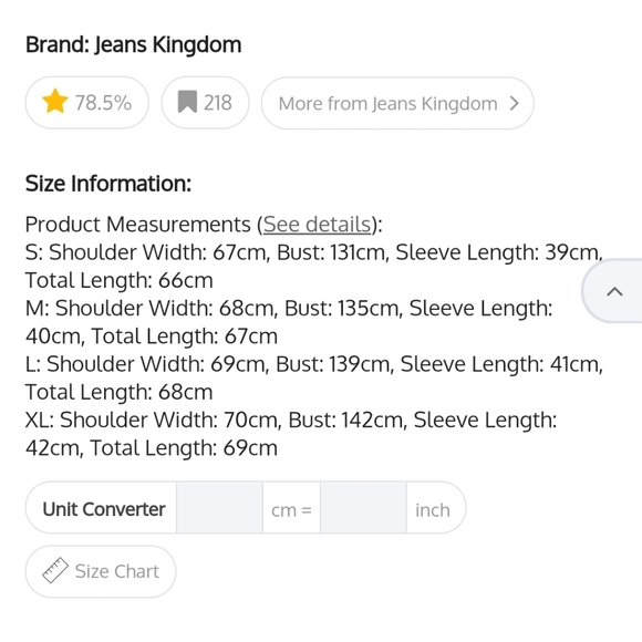 🌠2/$35🌠 Yesstyle Light Wash Denim Jean Jacket - Picture 9 of 10